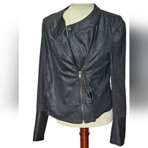 Express Vintage Motorcycle Moto Jacket Coat
